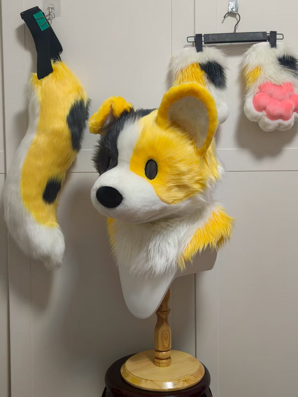 Flash Bear Kemono Head Fursuit