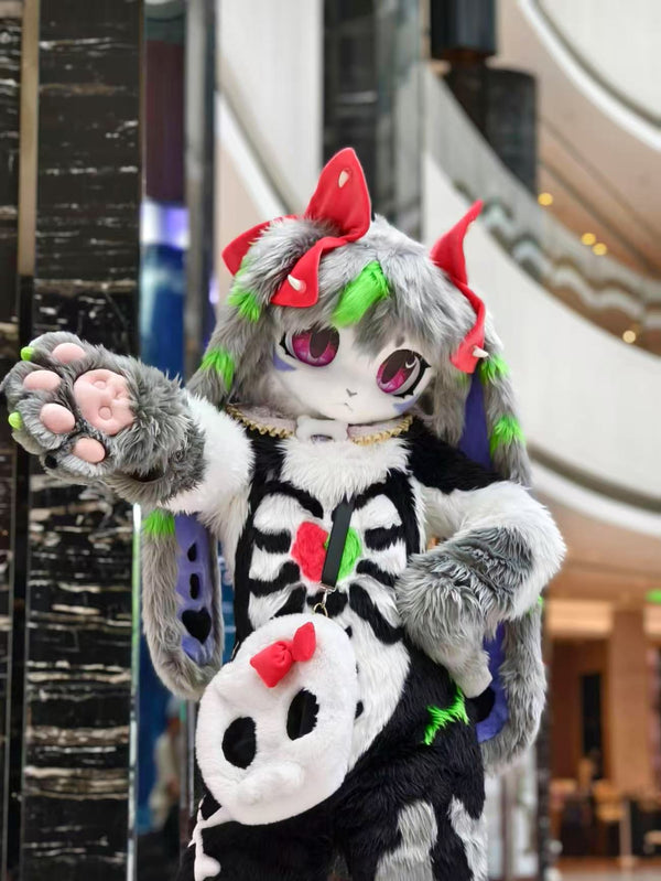 Rafflesia Bunny Kemono Head Fursuit
