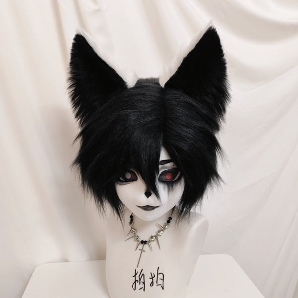 Black Fox Kig Head Fursuit