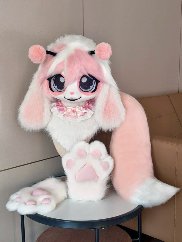 Bunny Kemono Heas Fursuits (Gift Handpaws+Tail)