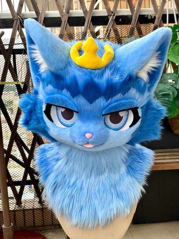 Evil Kitten King Kemono Head Fursuit