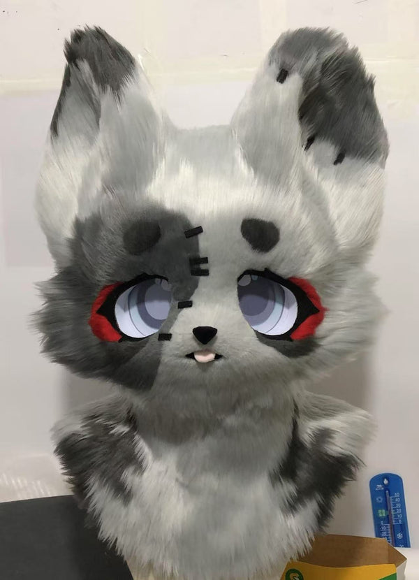 Zombie Doll Kitten Kemono Head Fursuit