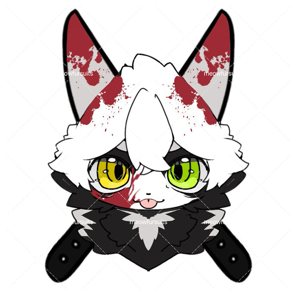 [Pre-sale adoption] - Killer Puppy Kemono Fursuit Head