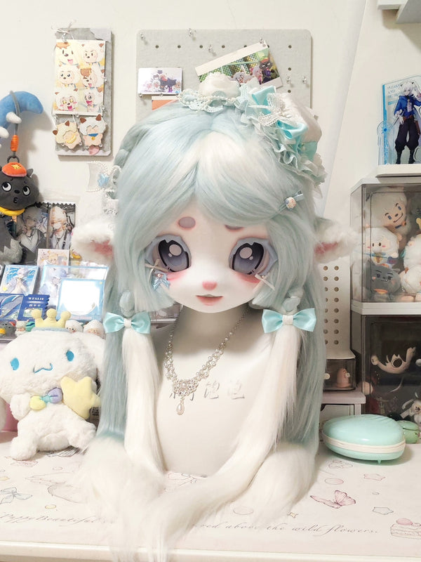 Blue Lamb Kig Head Fursuit