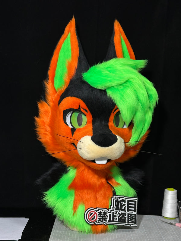 Bunny Toony Head Fursuit (Small Head Circumference)
