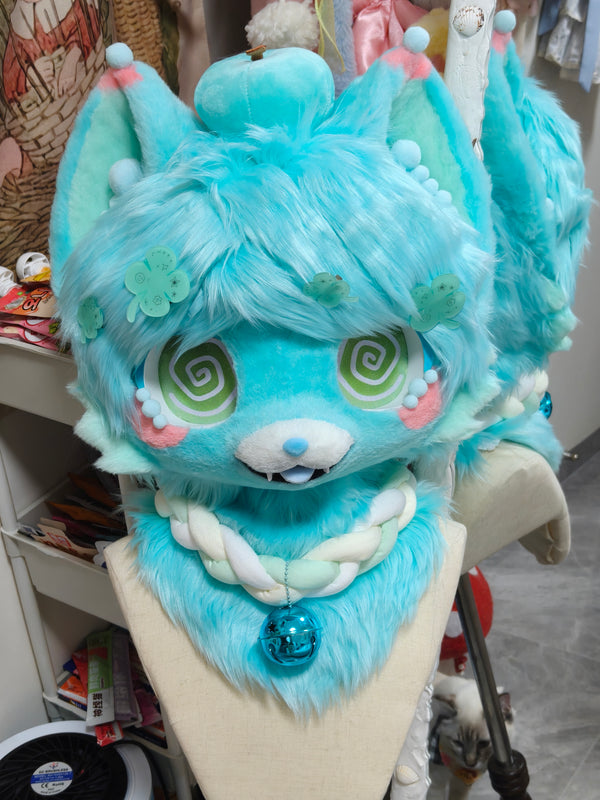 Dizzy Clover Puppy Kemono Head Fursuit