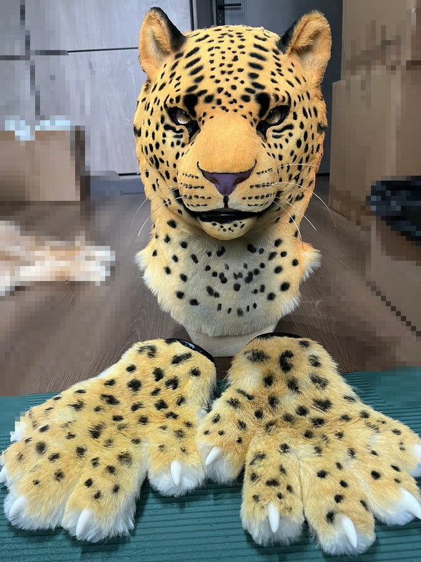 Leopard Realistic Head Fursuit