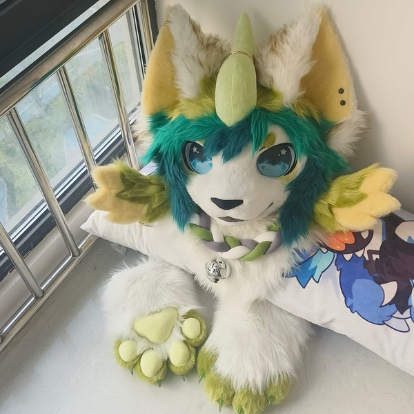 Dragon Kemono Head Fursuit (Gift Handpaws)