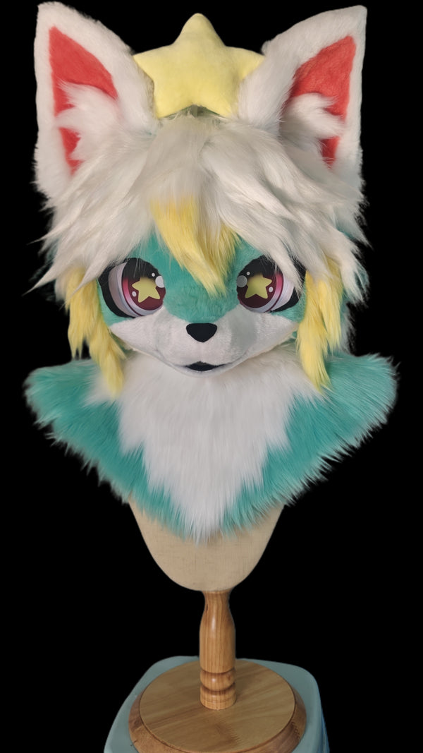 Star Puppy Kemono Head Fursuit (Gift Handpaws)