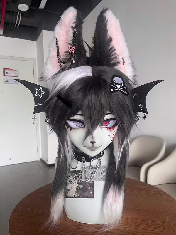 Punk Bat Kig Head Fursuit