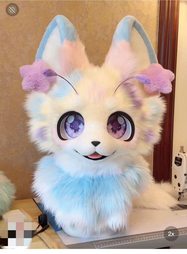 Antennae Puppy Kemono Head Fursuit