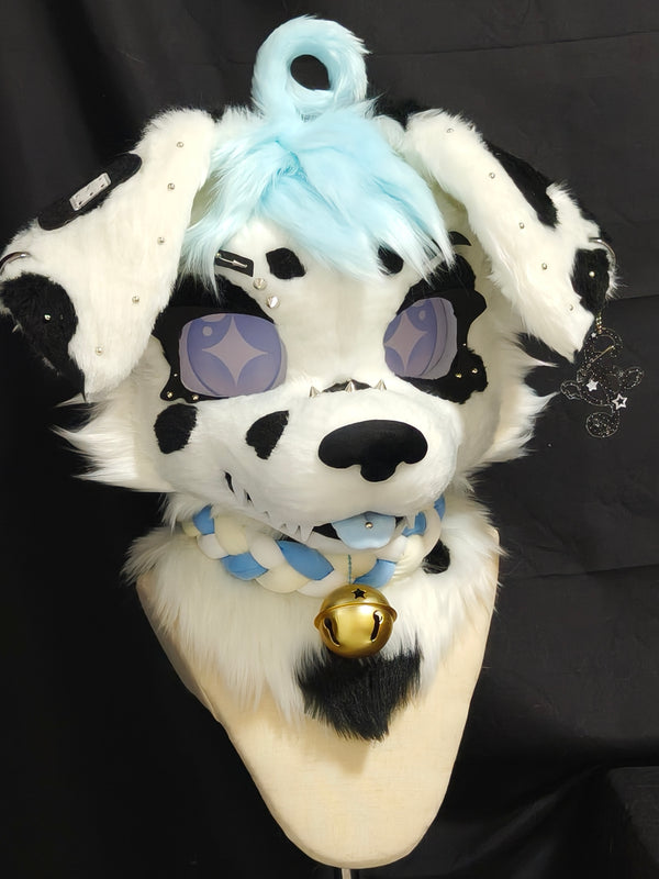 Dalmatian Puppy Kemono Head Fursuit