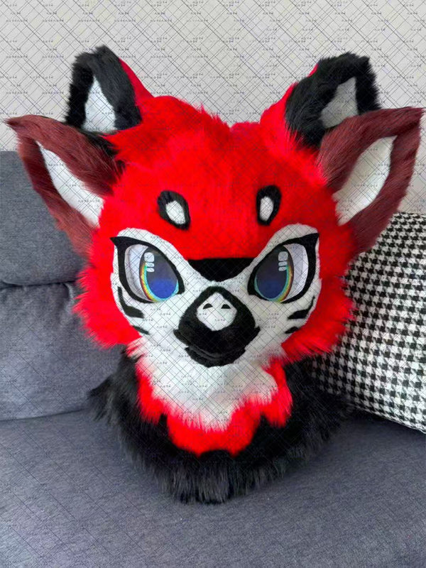 Four-eared Parrot Kemono Head Fursuit