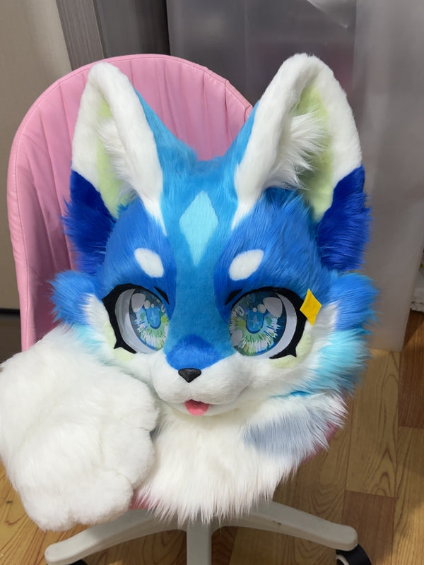 Blue Dragon Kemono Head Fursuit