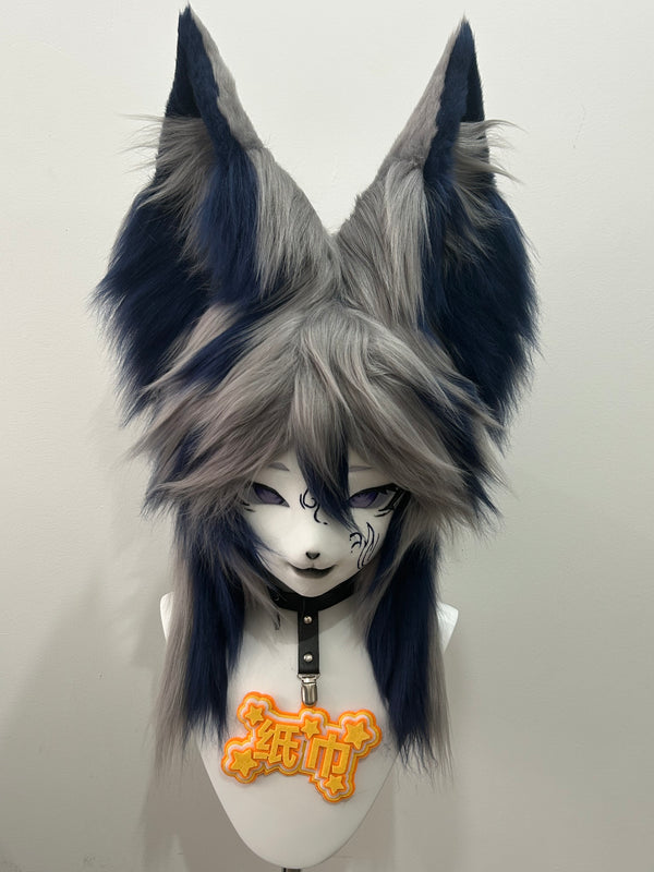 Black Fox Kig Head Fursuit