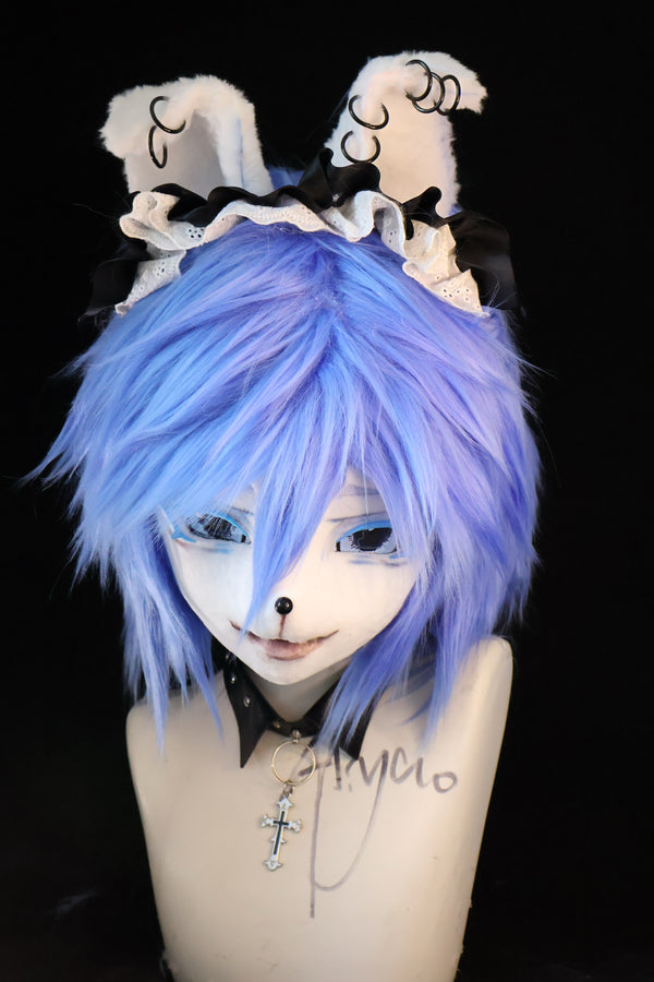 Blue Bunny Kig Head Fursuit