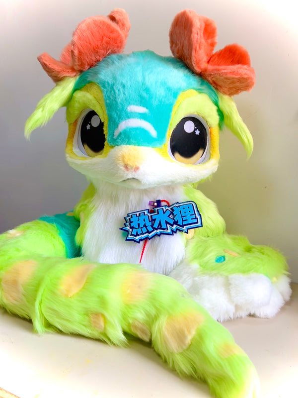Colorful Snake Kemono Head Fursuit (Gift Handpaws+Tail)
