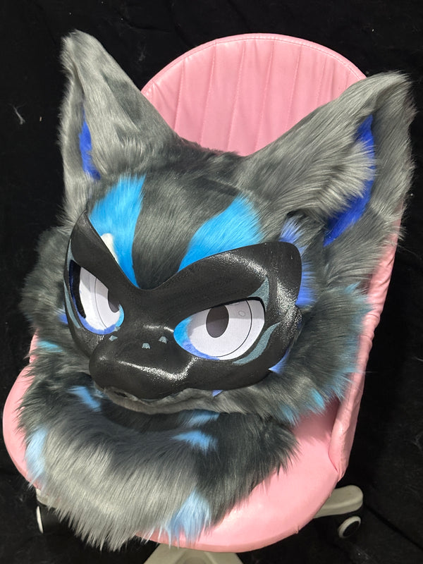 Netherworld Dragon Kemono Head Fursuit (Detachable Mask)