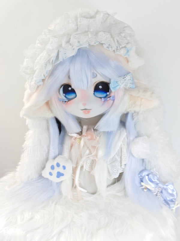 Blue Lamb Kig Head Fursuit
