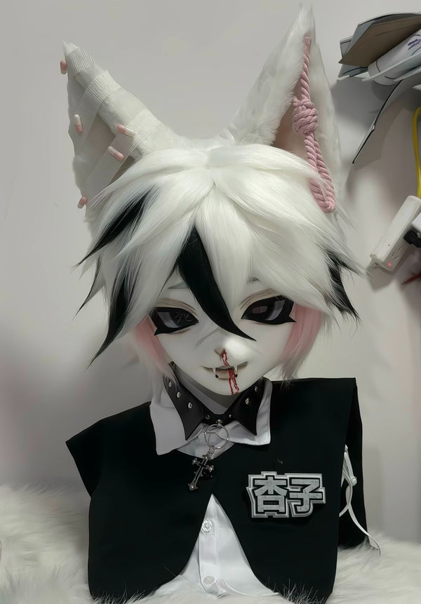 Pill Fox Kig Head Fursuit