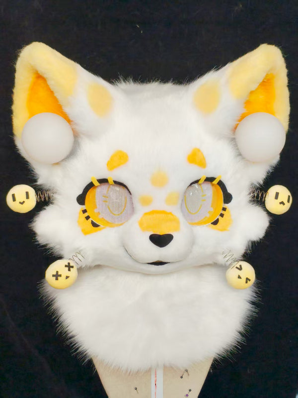 Bulb Puppy Kemono Head Fursuit (Bulb Light)