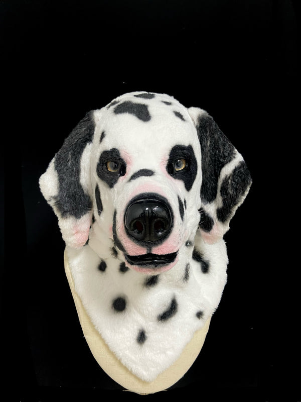 Dalmatian Realistic Head Fursuit
