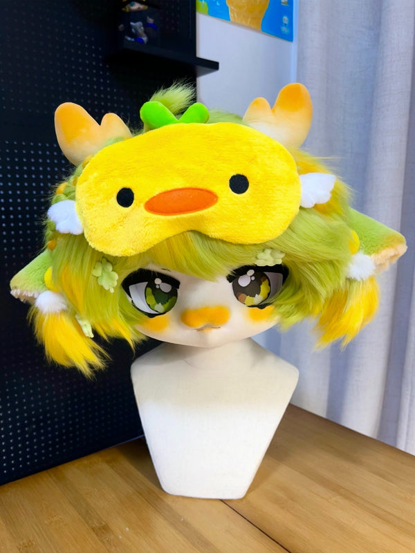 Green Dragon Kemono Head Fursuit