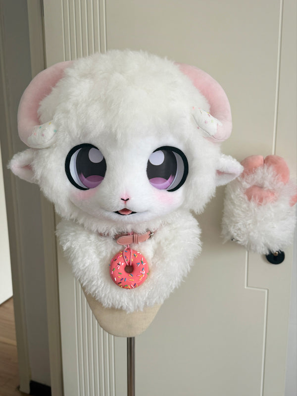 Donut Lamb Kemono Head Fursuits (Gift Handpaws)