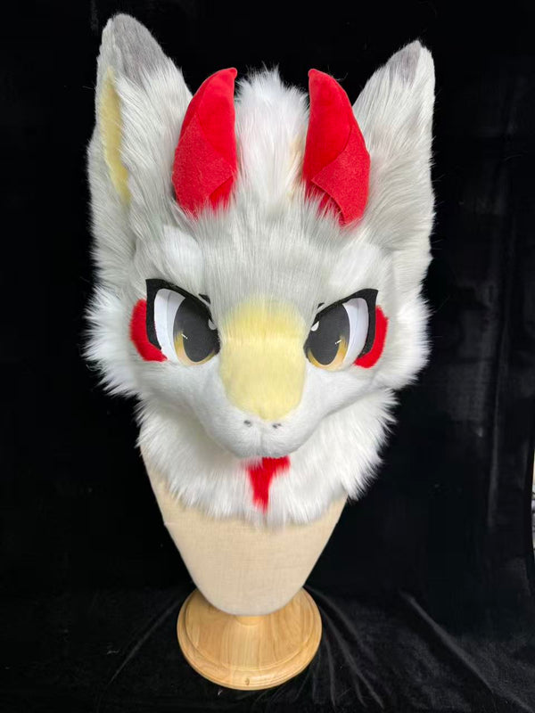 Grey Dragon Kemono Kemono Head Fursuit