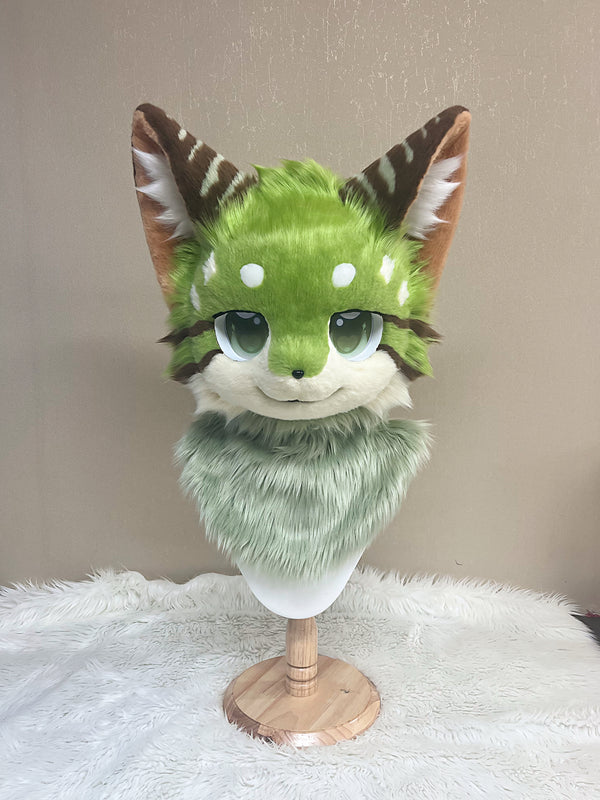 Mousse Puppy Fox Kemono Head Fursuit