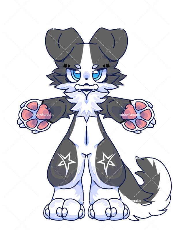 [Pre-sale adoption] - Star Puppy Kemono Fursuit Head