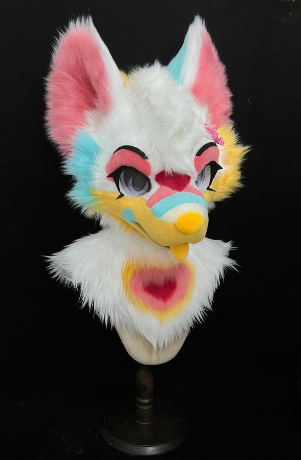 Heart Puppy Toony Head Fursuit (Gift Handpaws+Tail)