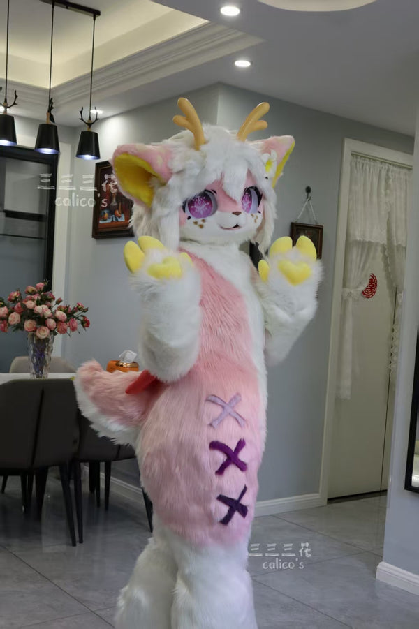 Pink Fawn Kemono Full-Set Fursuit