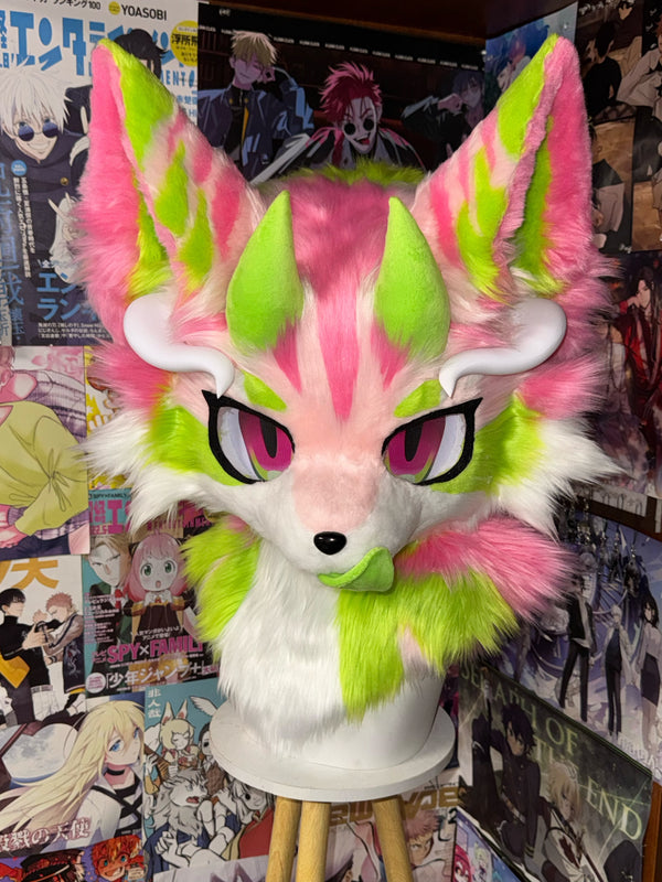 Green Dragon Kemono Head Fursuit