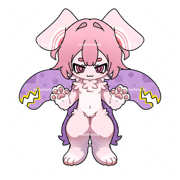 [Pre-sale adoption] - Piranha Plant Puppy Kemono Fursuit Head