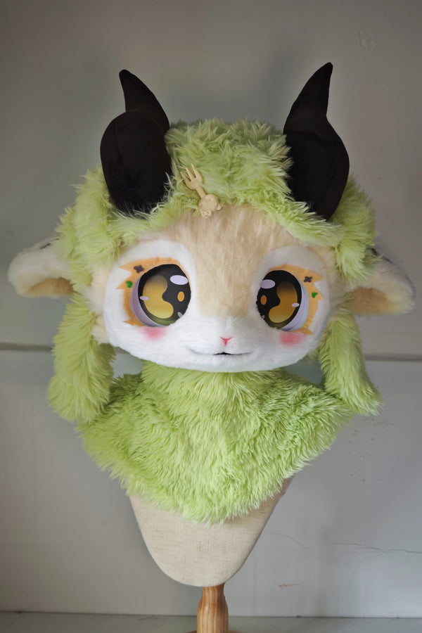 Vanilla Lamb Kemono Head Fursuit