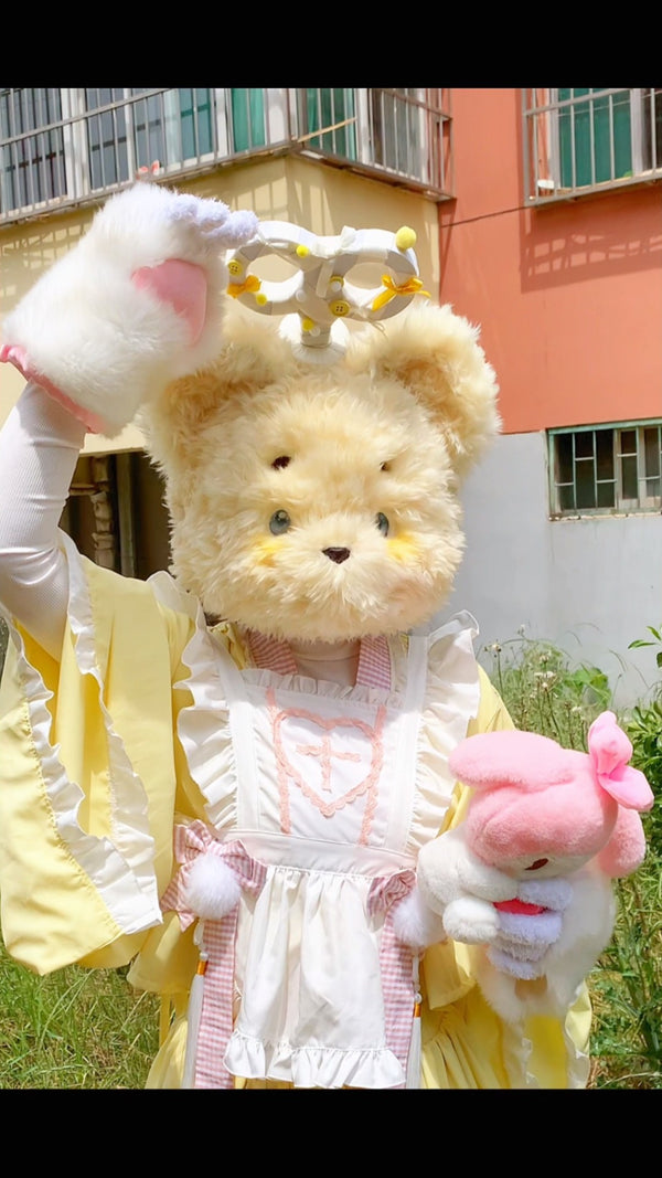 Clockwork Bear Kemono Head Fursuit