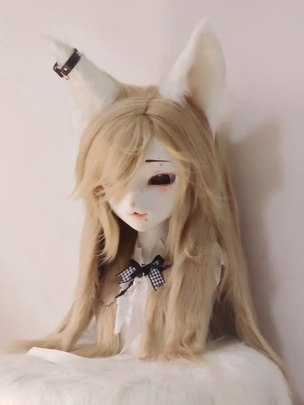 Gold Fox Kig Head Fursuit