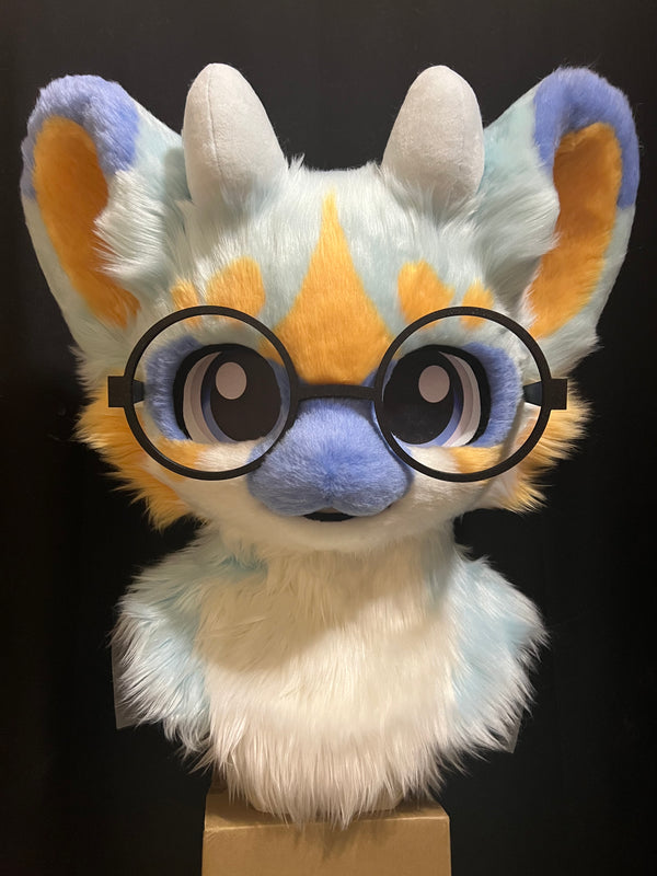 Glasses Dragon Kemono Head Fursuit