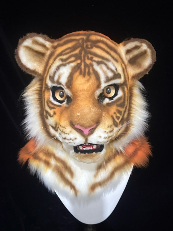 Orange Tiger Kemono Head Fursuit